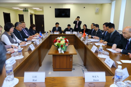 В Законодательном Собрании региона состоялась встреча с делегацией Всекитайского собрания народных представителей