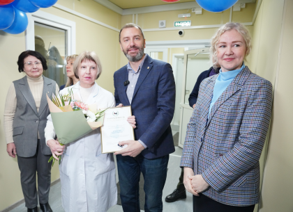 Новая врачебная амбулатория открылась в поселке Средний Усольского района