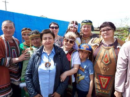 Ирина Синцова приняла участие в областном народном празднике Троица в поселке Анга Качугского района 