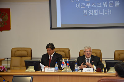 Встреча с парламентариями провинции Кенсанбук-до Республики Корея 