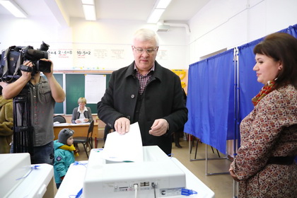 Сергей Брилка принял участие в выборах Президента страны