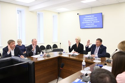 Решения комитета по законодательству о госстроительстве и местном самоуправлении