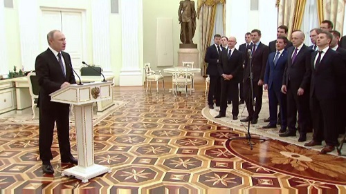 Сергей Сокол принял участие во встрече Владимира Путина с выпускниками управленческого кадрового резерва  