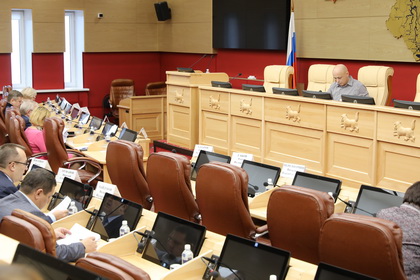 Предварительная повестка 22-й сессии Законодательного Собрания региона утверждена коллегией