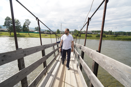 Мосты через реку Онот восстанавливают в Черемховском районе