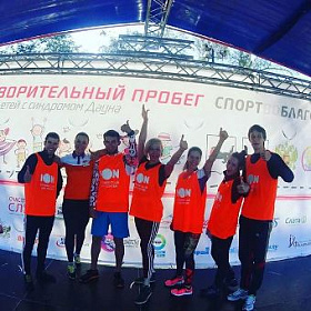 Анастасия Егорова приняла участие в благотворительном забеге в Иркутске 