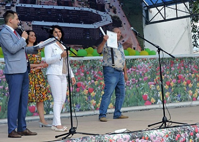 Наталья Дикусарова поздравила жителей Тайшета с Днем города