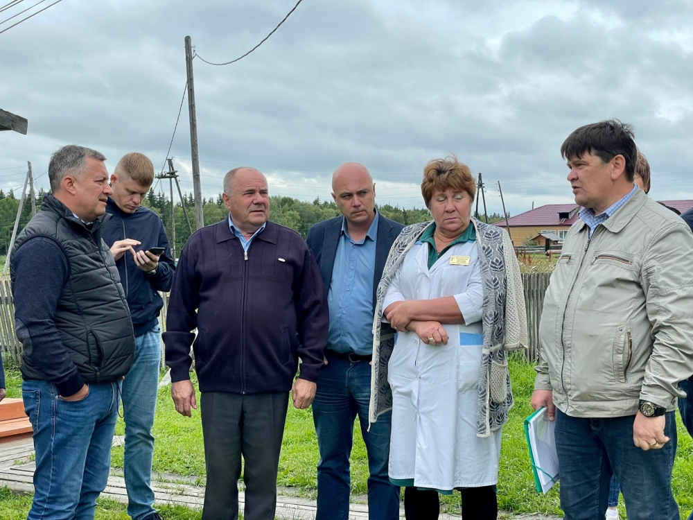 Денис Шершнёв: В деревне Афанасьево Тулунского района построят новый фельдшерско-акушерский пункт