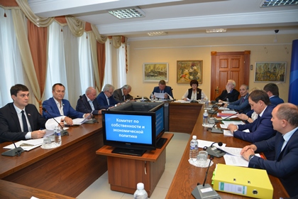 На заседании комитета по собственности и экономической политике