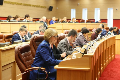 Утвержден проект повестки 57 сессии Законодательного Собрания 