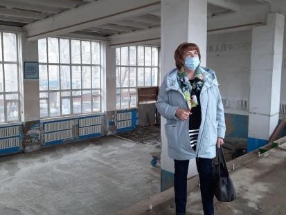 В Зиме капитально ремонтируют зал тяжёлой атлетики